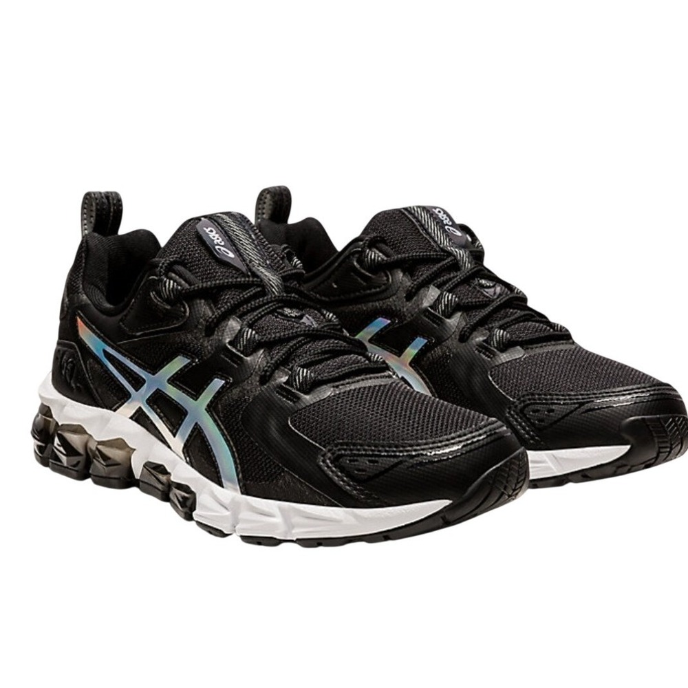 ASICS GEL-Quantum 180 Women Black Iridescent Sneakers 8.5 NEW Gym Walking
